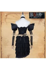 Identity V Perfumer Fatal Affection Black Formal Dress Cosplay Costume